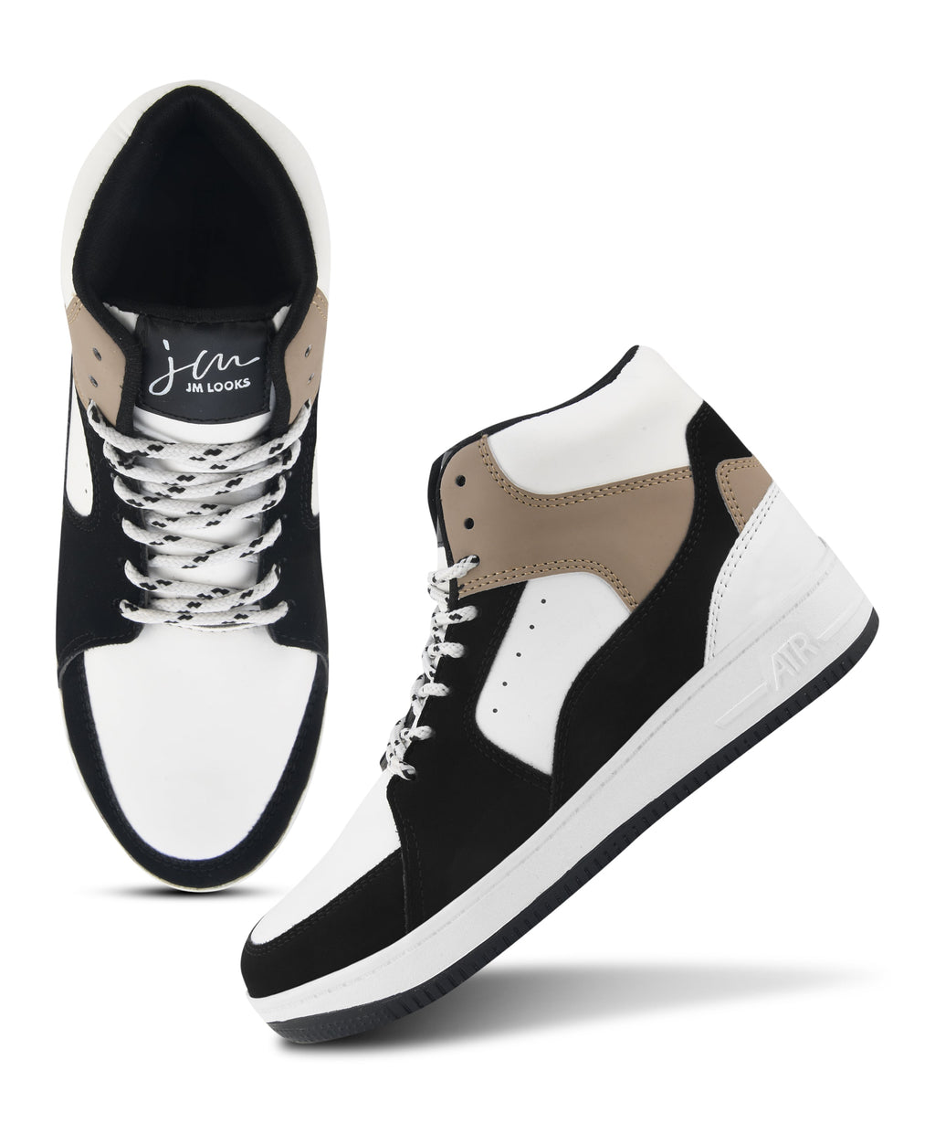 Jm Looks High-Top Casual Lace-Up Sneakers