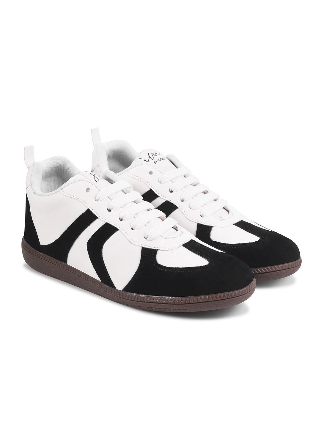 Colorblock Suede Trainer Sneaker for Women