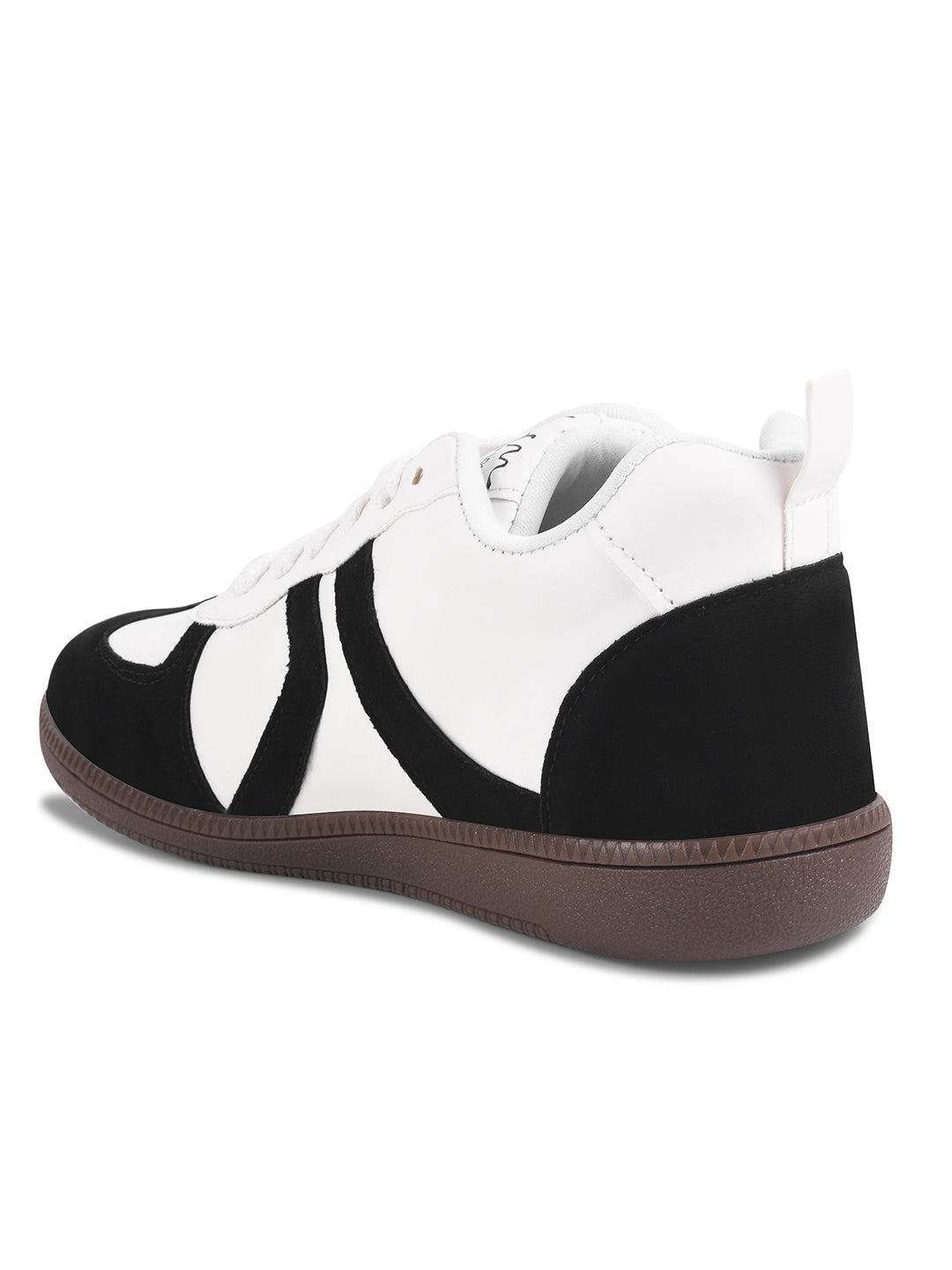 Colorblock Suede Trainer Sneaker for Women