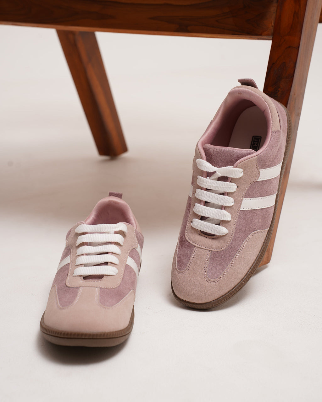 Colorblock Styles Sneakers for Women: Lace Up Casual Shoes