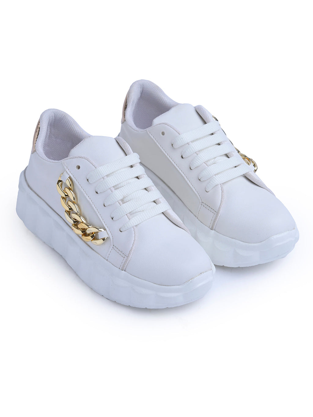 Jm Looks Chain Detail Platform Sneakers