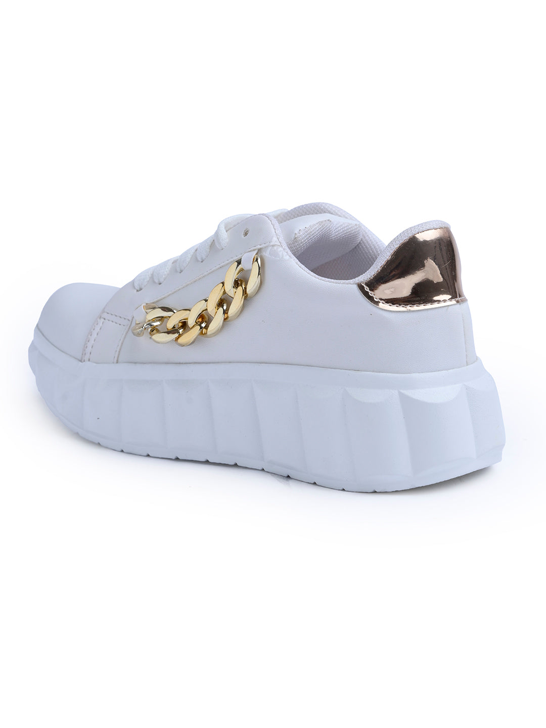 Jm Looks Chain Detail Platform Sneakers