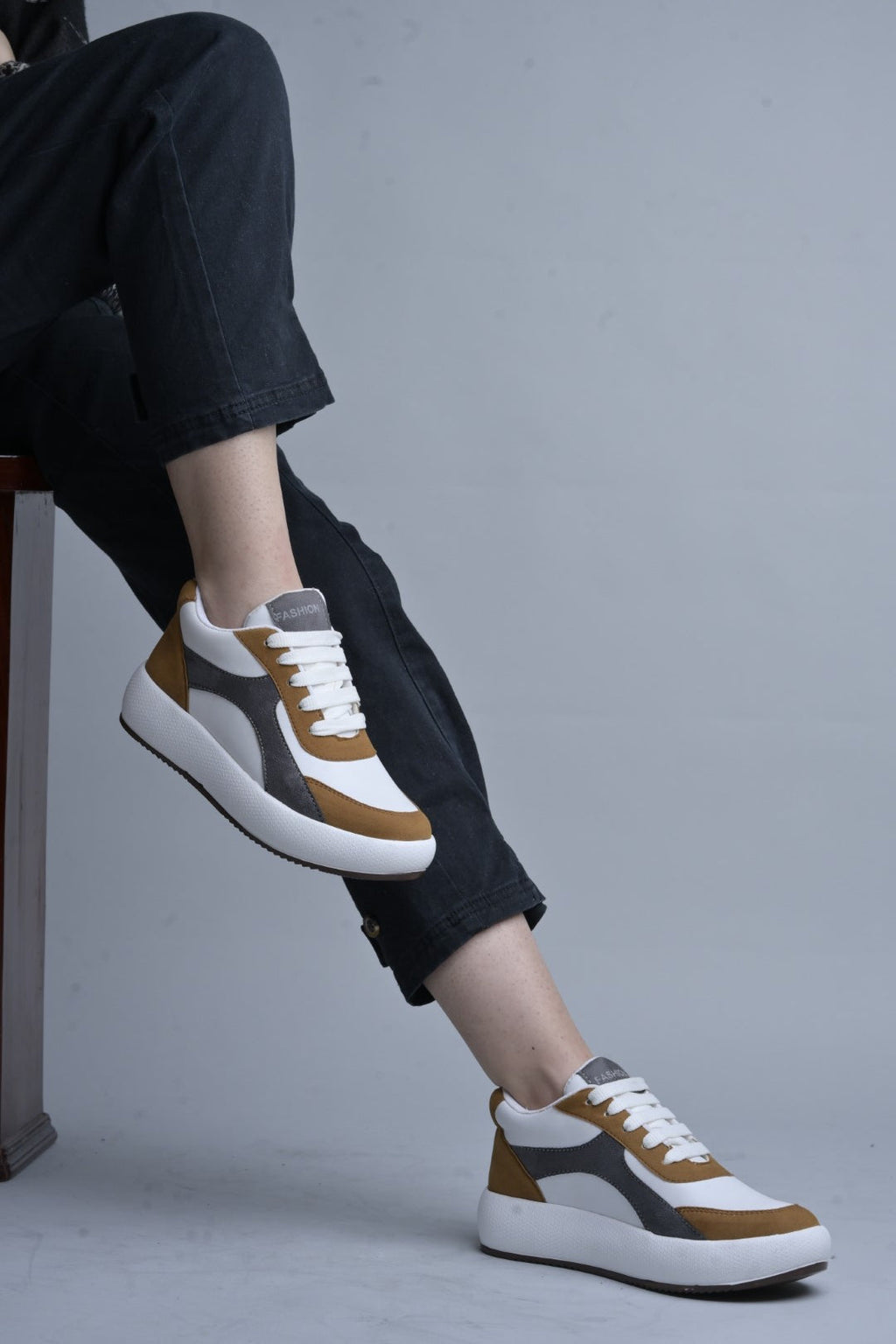 Jm Looks Modern Panel Platform Sneakers