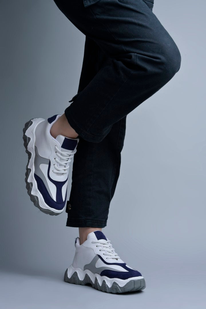 Jm Looks Stylish Wavy Sole Sneakers for Women & Girls