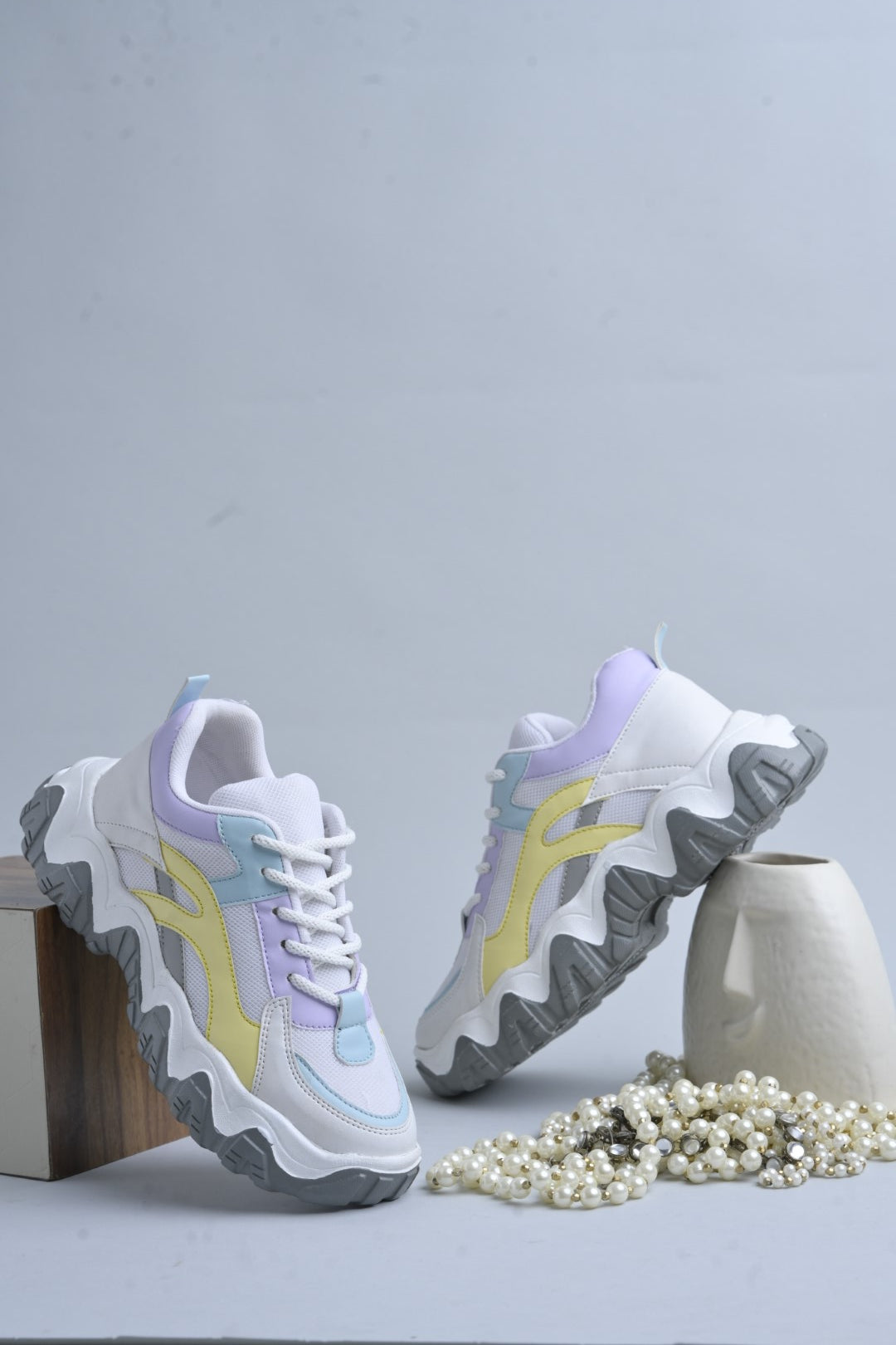 Jm Looks Trendy Chunky Sole Sneakers for Women & Girls