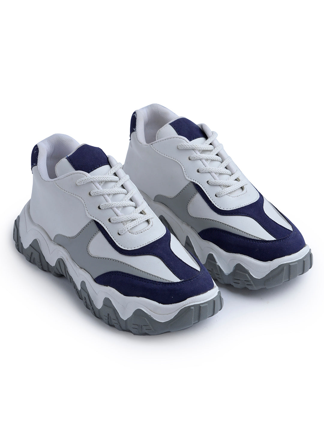 Jm Looks Stylish Wavy Sole Sneakers for Women & Girls