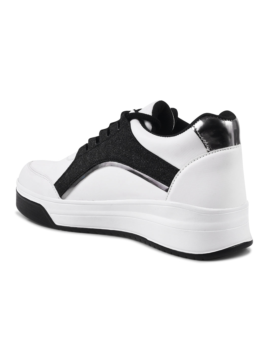 Jm Looks Sparkle Accent Platform Sneakers