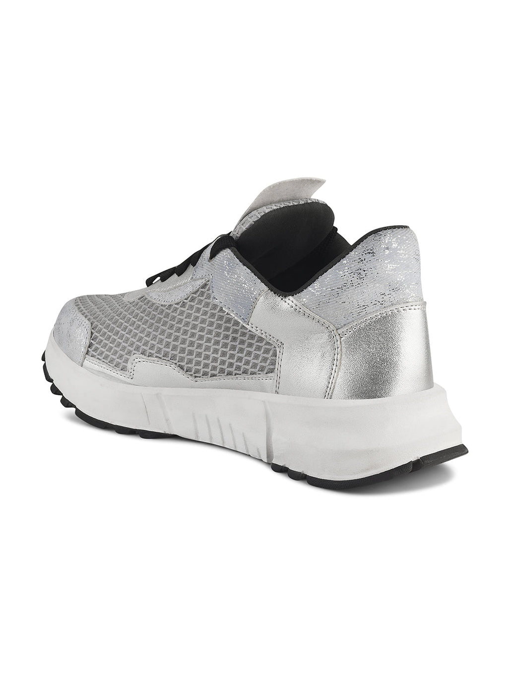 Jm Looks Mesh Panel Chunky Sole Sneakers