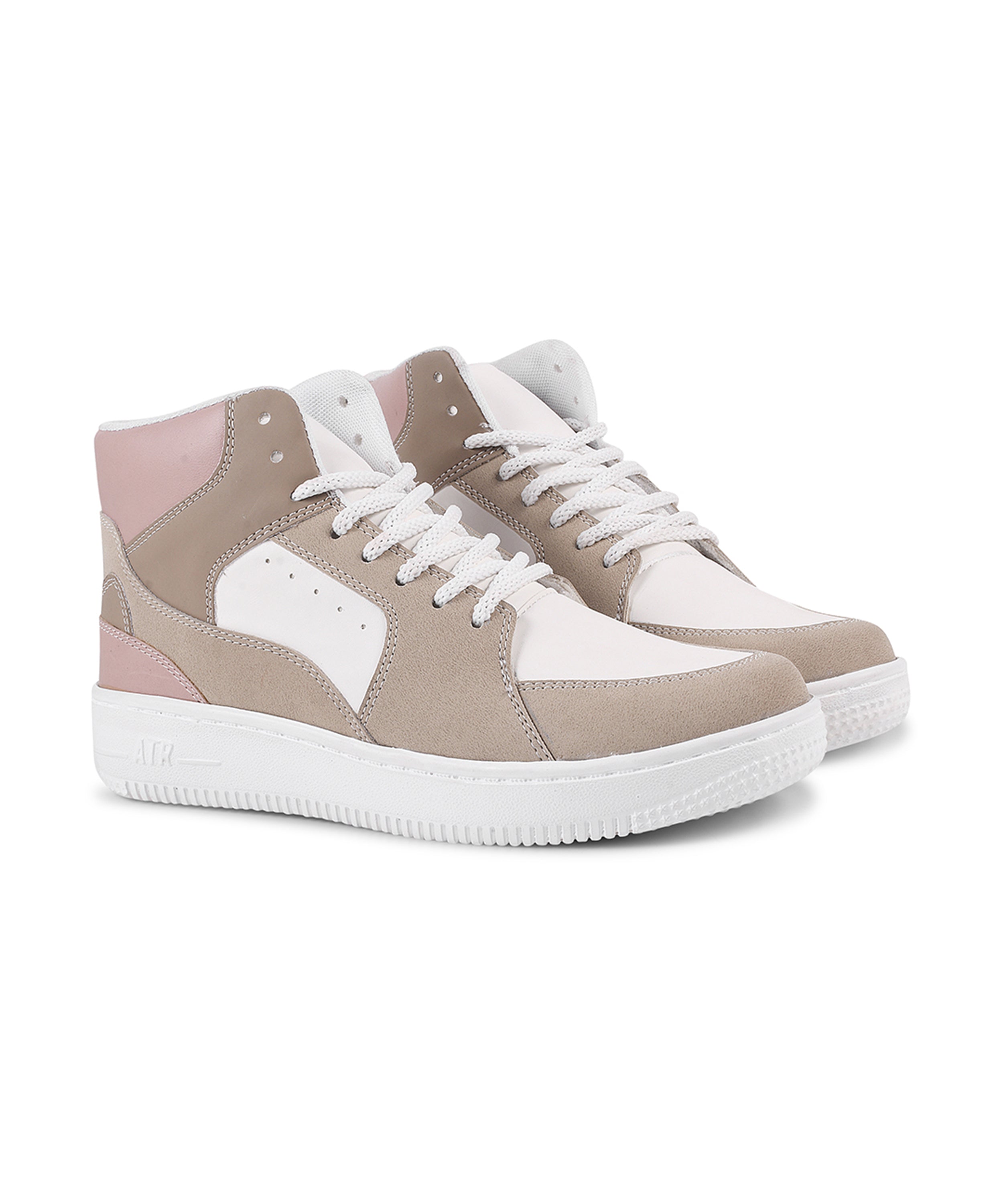 Jm Looks High-Top Casual Lace-Up Sneakers