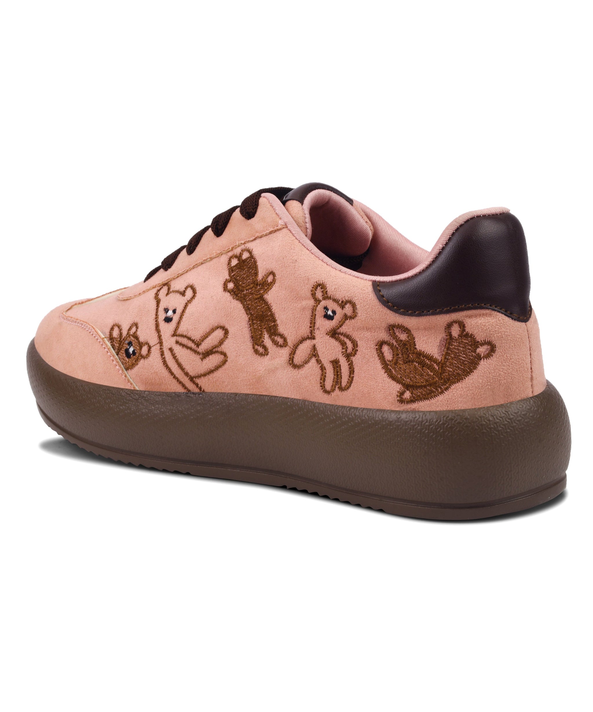 Suede Cute Teddy Sneakers