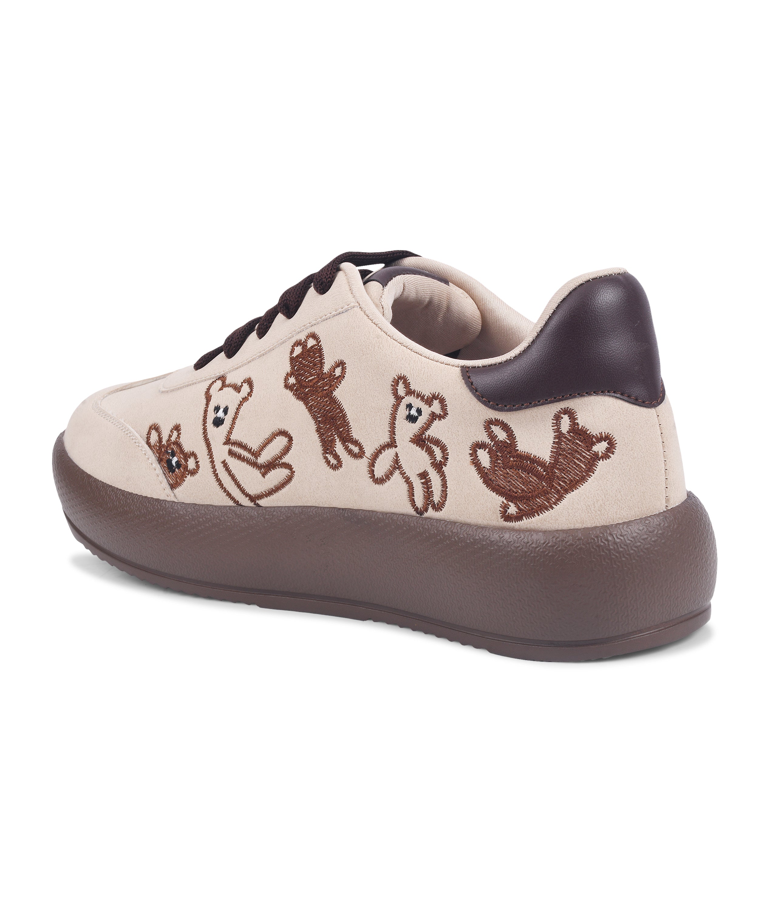 Suede Cute Teddy Sneakers