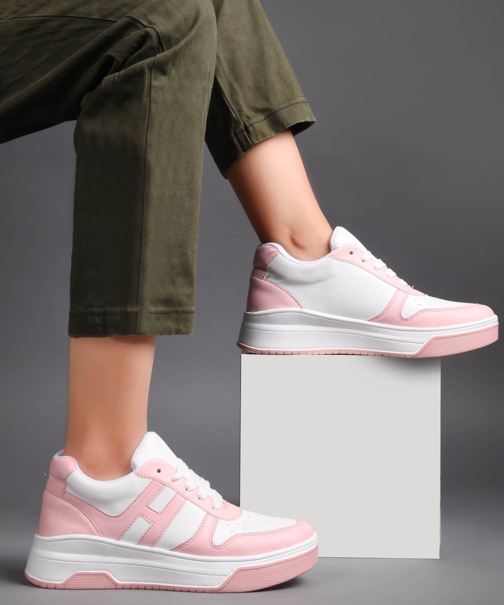 Sneakers with Bold Design & Elevated Sole for Women