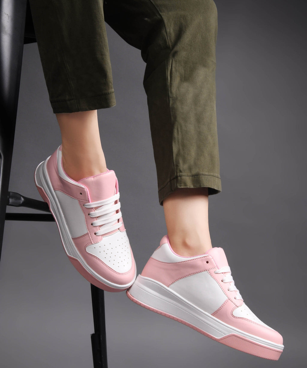 Jm Looks Platform Shoes Lace-Up Casual Sneakers