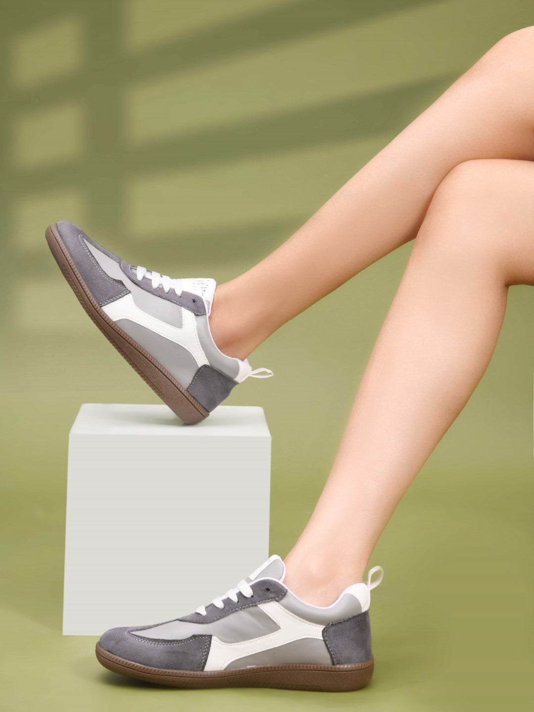 Retro Suede Sneakers For Women