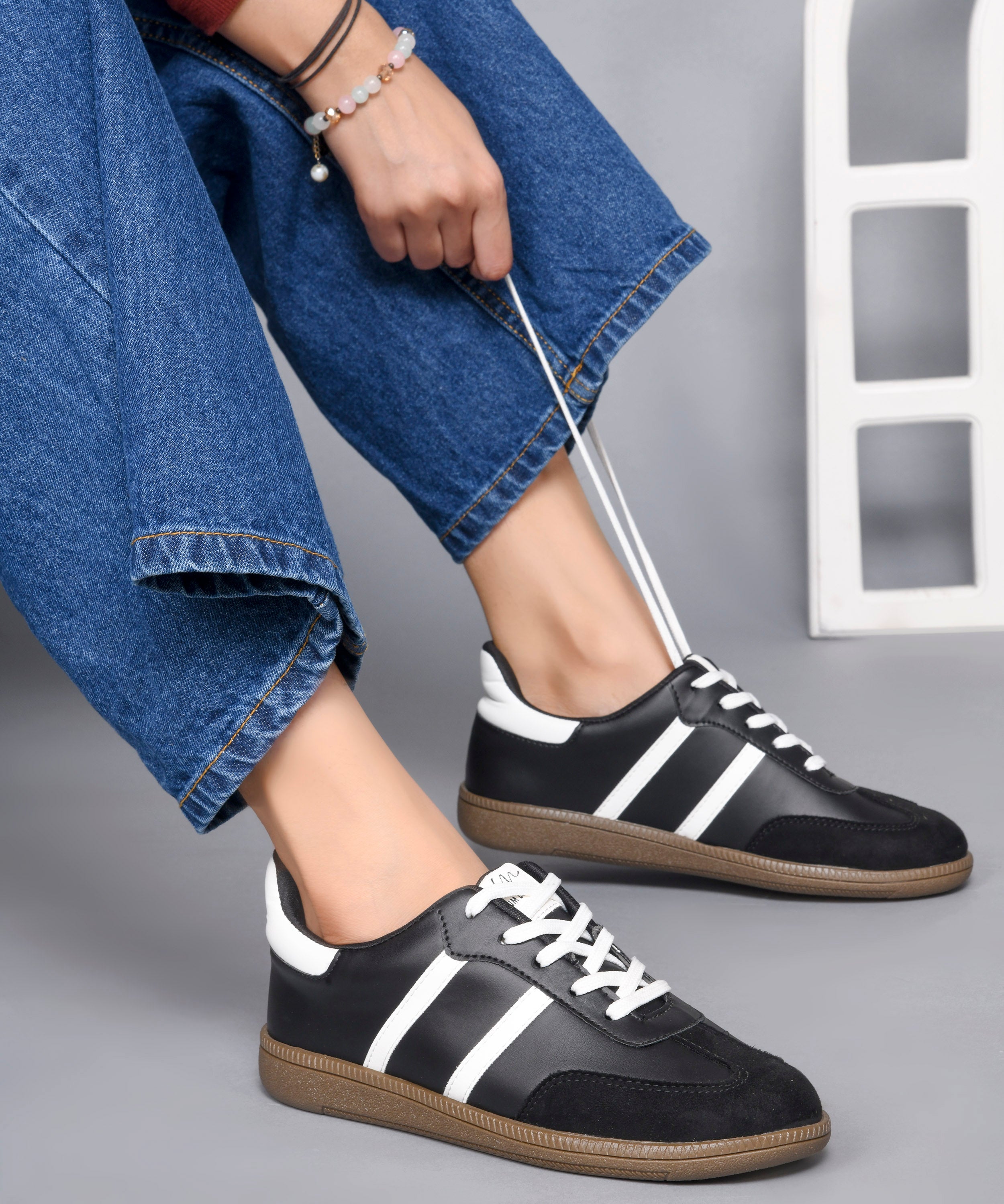 Color Block Casual Sneakers Shoes