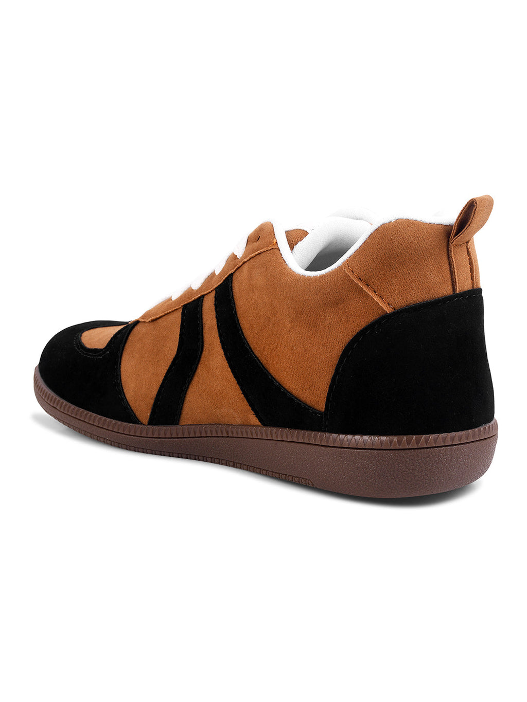 Colorblock Suede Trainer Sneaker for Women