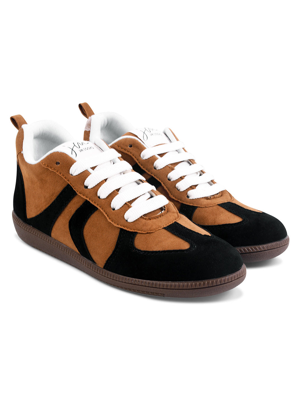 Colorblock Suede Trainer Sneaker for Women