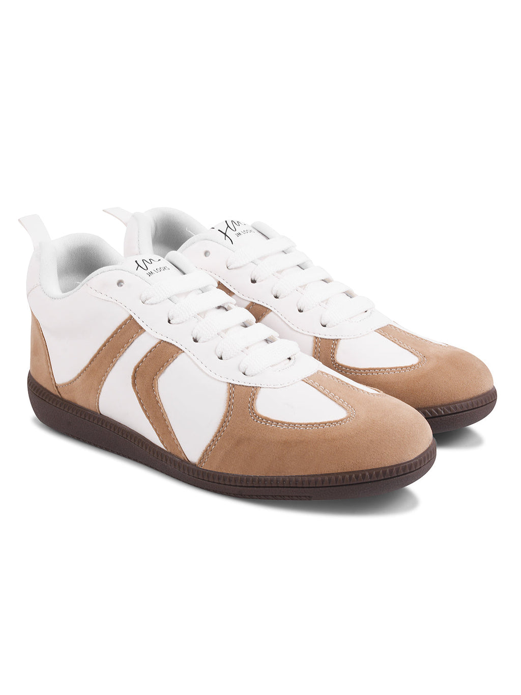 Colorblock Suede Trainer Sneaker for Women