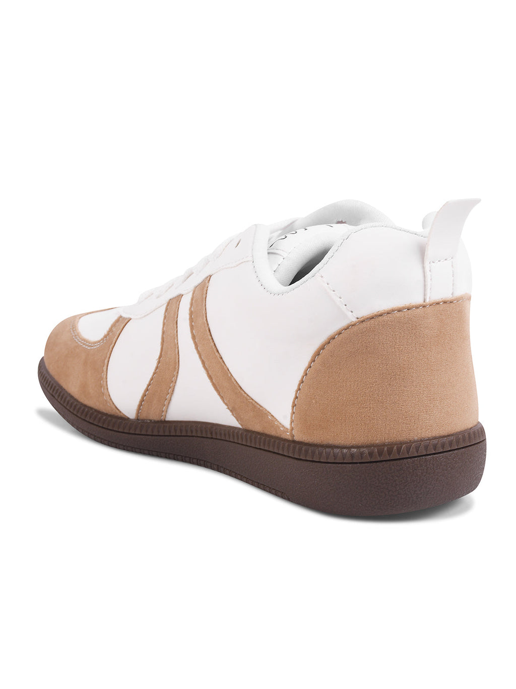 Colorblock Suede Trainer Sneaker for Women