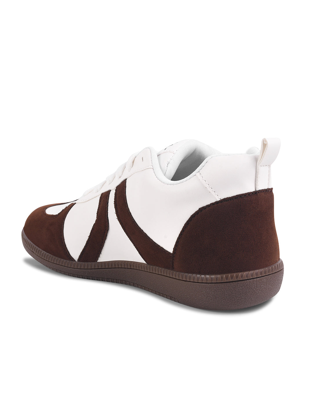 Colorblock Suede Trainer Sneaker for Women