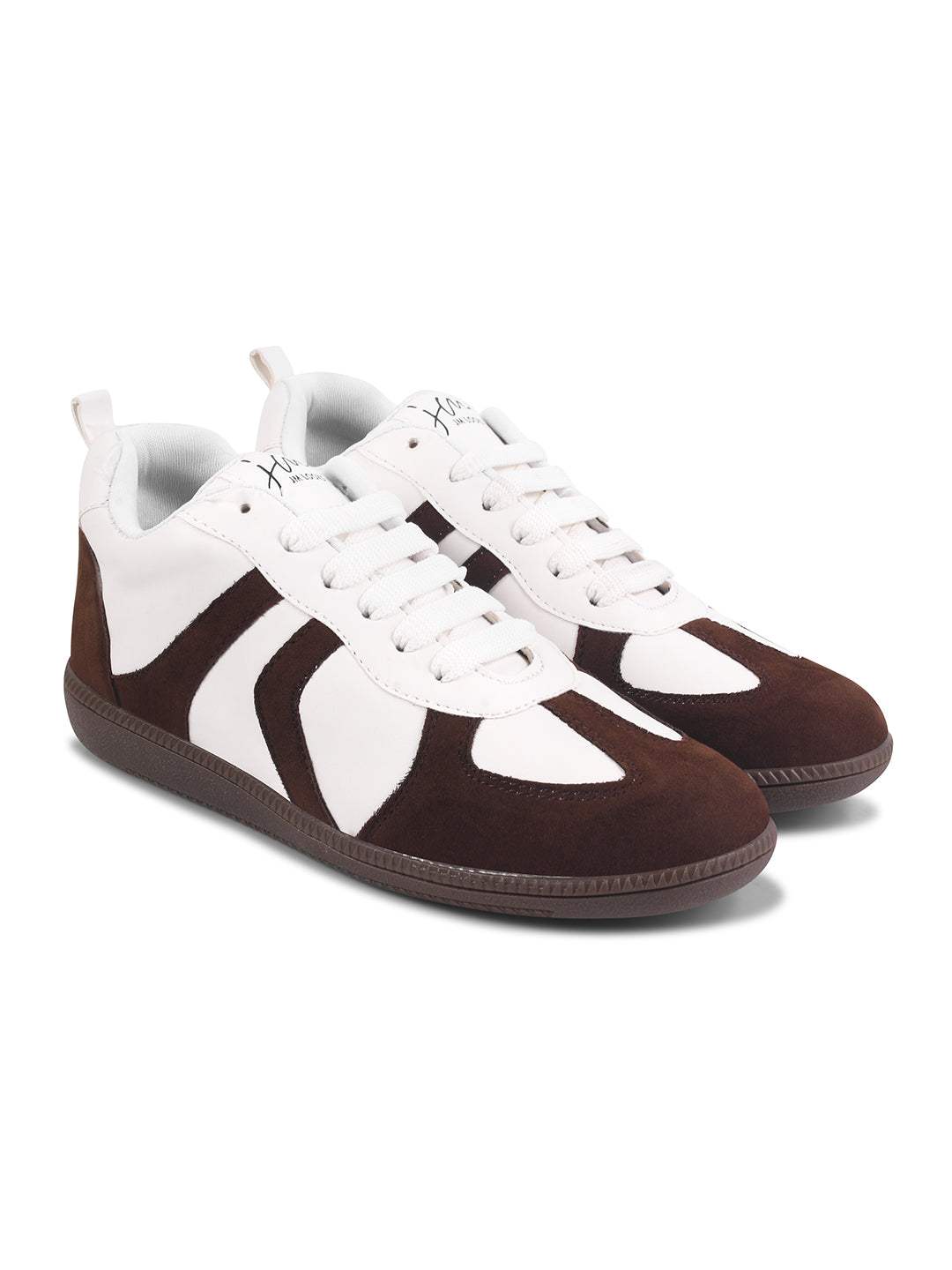 Colorblock Suede Trainer Sneaker for Women