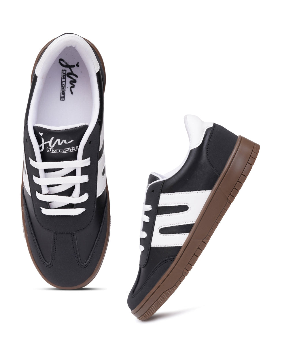 Casual Sneakers for Women, Trendy Lace-Up Shoes with Premium Finish